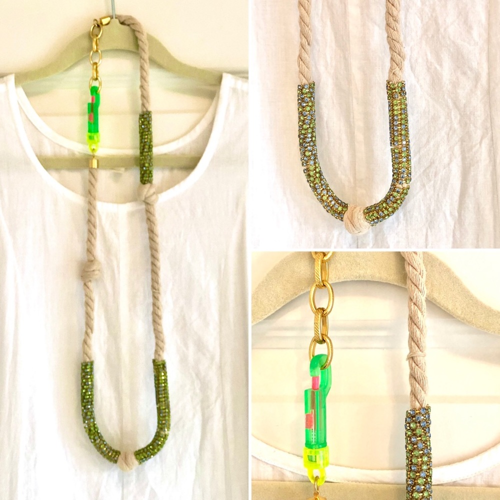 One of a kind nautical glam necklace